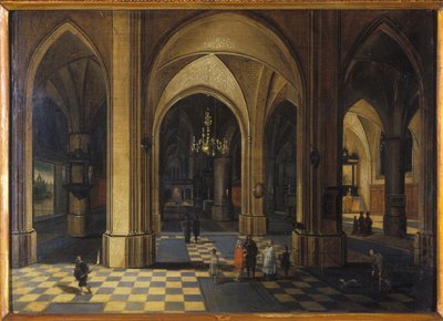 Interior of a Gothic Church by Pieter the Elder Neeffs